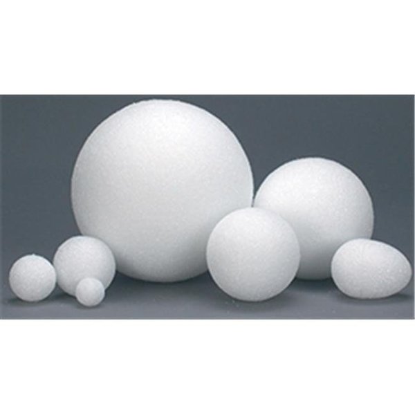 Hygloss Products Hygloss Products HYG5103 Styrofoam Balls 3 50 Pieces HYG5103